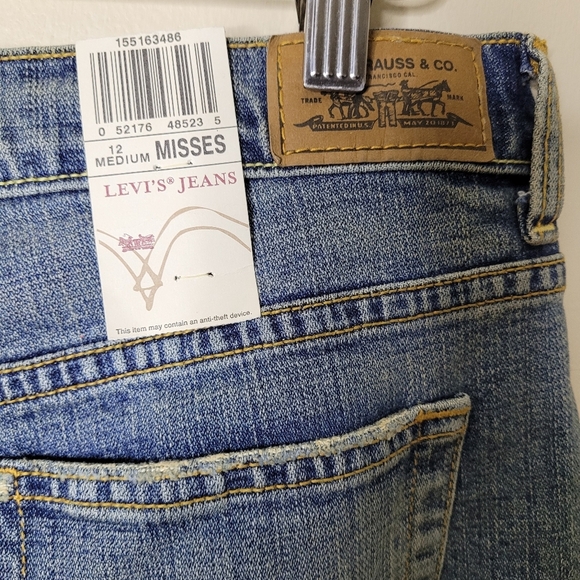 NWT Levi’s 515 Bootcut Jeans Women’s 12 Stretch Denim Medium Wash Classic - Picture 6 of 9